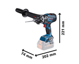 Máy khoan vặn vít dùng pin Bosch GSR 18V-150 C (không kèm pin & sạc)