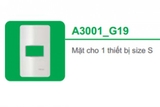 MẶT CHO 1 THIẾT BỊ SIZE S A3001_G19 - SERIES CONCEPT SCHNEIDER