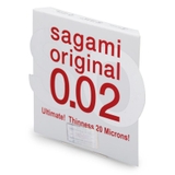 Bao cao su Sagami Original 0.02 (Hộp 1) - Siêu mỏng chỉ 0.02 mm