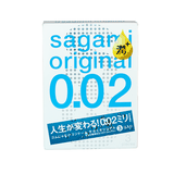 Bao cao su Sagami Original 002 Extra (Hộp 3) - Tăng 30% Gel - Siêu mỏng 0.02mm