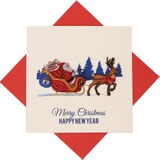 thiệp Giáng Sinh handmade 06 (thiệp Noel giấy cuộn)