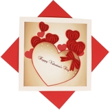 thiệp handmade Valentine 01 (thiệp tình yêu)