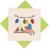 Thiệp sinh nhật handmade độc đáo 09 (thiệp giấy cuộn)