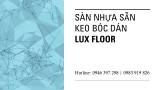 Sàn nhựa bóc dán LUX Floor 2mm – LUX 10