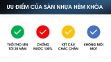 Sàn nhựa Hàn Quốc RS 4mm mã DP410