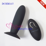 Máy rung Plug hậu môn, âm đạo điểu khiển từ xa Prettylove