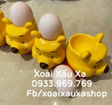 CHUM SỨ 3D GẤU POOH (1 cái)