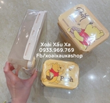 HỘP NHỰA 4 KHOÁ GÀI GẤU POOH (1 cái)