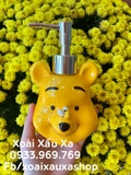 BÌNH SỨ ĐỰNG DUNG DỊCH GẤU POOH 350ml