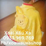 MỀN BÔNG GẤU POOH GẤP GỌN CÓ QUAI XÁCH