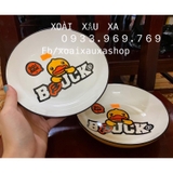 Dĩa sứ hoạt hình vịt b-duck hàng store(dvt:1 cái)