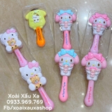 LƯỢC GAI/GƯƠNG CẦM TAY KITTY-MELODY SANRIO