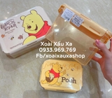 HỘP NHỰA 4 KHOÁ GÀI GẤU POOH (1 cái)