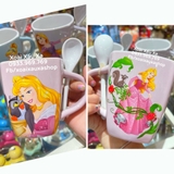 LY SỨ DISNEY KÈM MUỖNG CÔNG CHÚA DISNEY