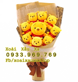 BÓ HOA GẤU BÔNG GẤU WINNIE THE POOH