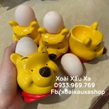 CHUM SỨ 3D GẤU POOH (1 cái)