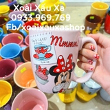 LY SỨ DISNEY MINNIE MOUSE MÀU HỒNG