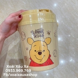 BÌNH ĐÁ NHỰA HOẠT HÌNH RILAKKUMA - POOH 600ml