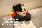 GỐI KÊ CỔ KÈM BỊT MẮT NGỦ GẤU POOH- MICKEY-MINNIE MOUSE