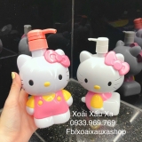 Bình nhựa đựng dung dịch Hello Kitty - Doraemon