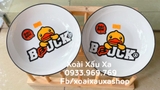 Dĩa sứ hoạt hình vịt b-duck hàng store(dvt:1 cái)