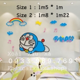 DECAL MICA ( DORAEMON - STITCH )