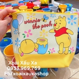 túi đựng đồ mỹ phẩm, vật dụng cá nhân... hình gấu Pooh (kích thước: 23*20cm)