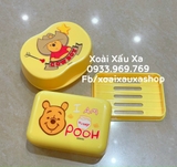 Hộp nhựa đựng xà phòng gấu pooh (1 cái)