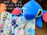 BỘ MỀN GỐI 2IN1 CON GẤU BÔNG STITCH DISNEY