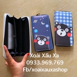 BÓP TIỀN DÀI HOẠT HÌNH STITCH, KUMAMON, RILAKKUMA, POOH