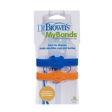 Set 02 đai ghi tên bé Silicone nhiều mầu Dr.Brown's