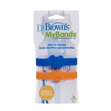 Set 02 đai ghi tên bé Silicone nhiều mầu Dr.Brown's