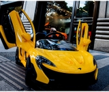 Siêu xe điện dành cho trẻ - McLaren 672R màu vàng thumnail 02