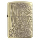 Zippo Nhật Koi Armor