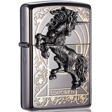 Zippo Unicorn đen