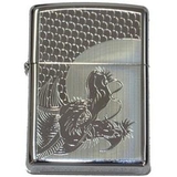 Zippo khắc đầu rồng