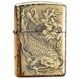 Zippo cá KOI khoét viền