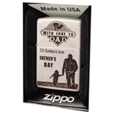 Zippo Love To Dad bạc