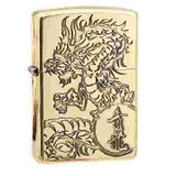 Zippo rồng TP mạ vàng