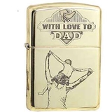 Zippo vỏ dày cha con