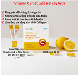 Vitamin C  trái cây tươi hàm lượng cao 2.000 mg chống oxy hoá bảo vệ tế bào, tăng hấp thu sắt, tăng sức đề kháng, ngăn ngừa cảm cúm, giúp tổng hợp Collagen làm đẹp da  - Atomy Vita Mega Color  Vitamin C - 2.000mg - 애터미 비타메가컬러 비타민C - 2.000mg - Атоми Вита Мегаколор Витамин С – 2000 мг