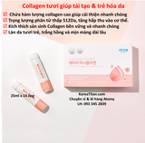 Collagen chiết xuất từ cá có trọng lượng phân tử thấp 512Da rất dễ hấp thu giúp đẹp da   Sản phẩm uống đẹp da, ngăn ngừa lão hoá da (25ml x 14 ống) - Atomy Inner Collagen - 애터미 이너콜라겐 - Атоми Внутренний Коллаген