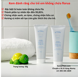 Kem đánh răng chiết xuất thiên nhiên không chứa Florua an toàn dành cho trẻ em ( 50g) - Atomy Kid Natural Toothpaste (Non fluoride) -  애터미 키즈 내추럴 치약 - Натуральная детская зубная паста Atomy