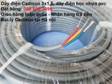 Dây điện Cadisun 3x2.5mm, dây điện bọc nhựa pvc giá rẻ tại Hà đông, hà nội
