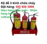 Kệ để 3 bình chữa cháy