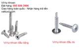 Vít tự khoan đầu dù 1cm, 2cm, 3cm, 4cm,, 5cm, 6cm, 7cm tại hà đông, hà nội