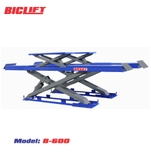 Cầu nâng cắt kéo thân dài, 2 tầng, 3.5 tấn B-600, BICLIFT Công nghệ ITALY