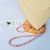 Bộ trang sức Ngọc trai Thiên nhiên 3M - Chuỗi đơn - PEARL MANGO - CTJ0303 (7-9ly) + Tặng kèm 5 phụ kiện bảo dưỡng dự phòng