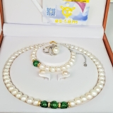 Bộ trang sức Ngọc trai Thiên nhiên Cao cấp 4M - Chuỗi đơn - PEARL AGATE - CTJ2720 + Tặng phụ kiện