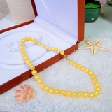 Vòng cổ Ngọc trai nước ngọt Thiên nhiên Cao cấp - ChuỗI đơn tròn - Quý cô đài các - MISA PEARL (9-10ly) - CTJ0412